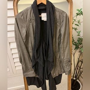 Anthropologie Hei Hei green & gray jacket